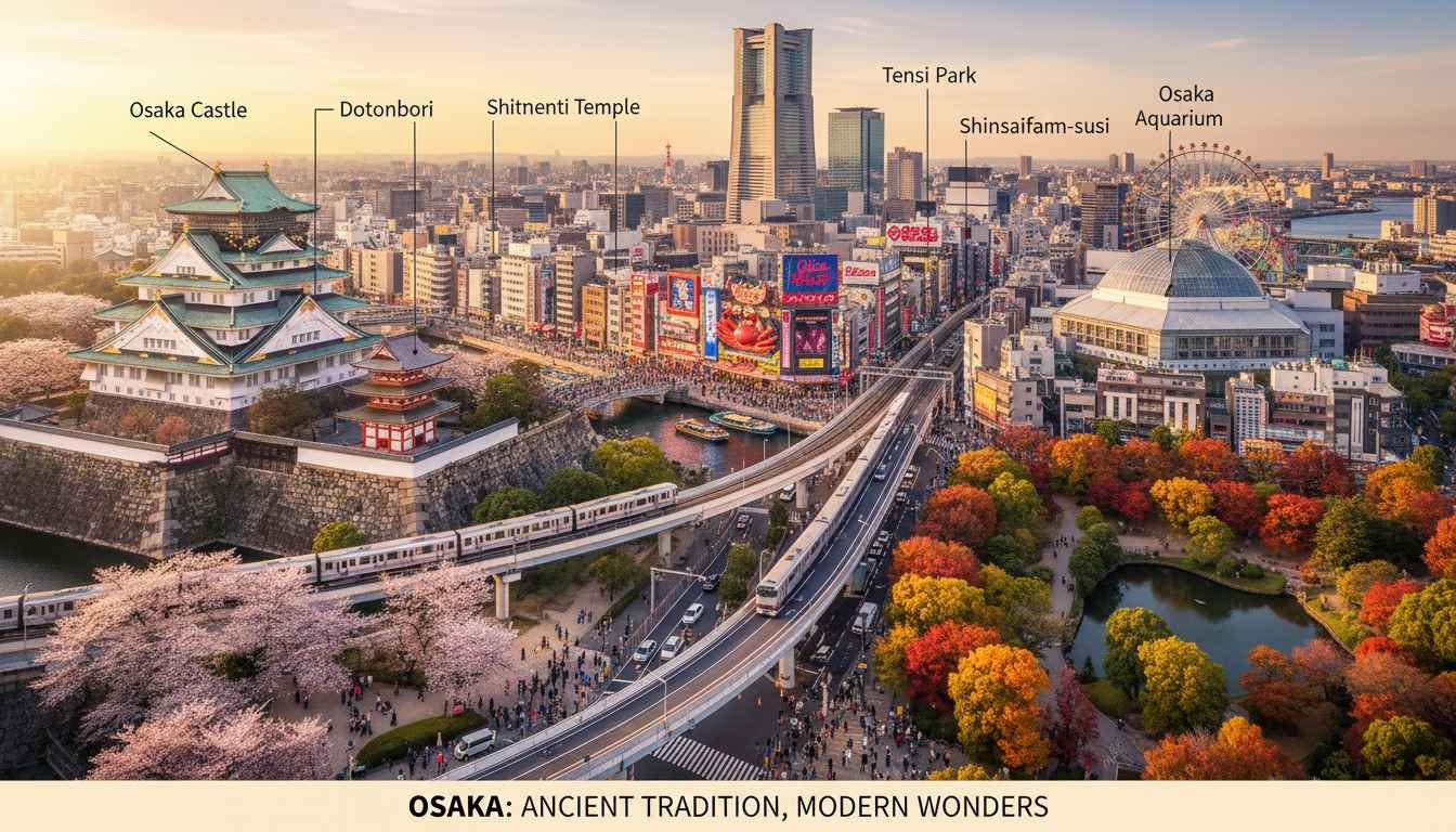 best places to visit in osaka for first timers