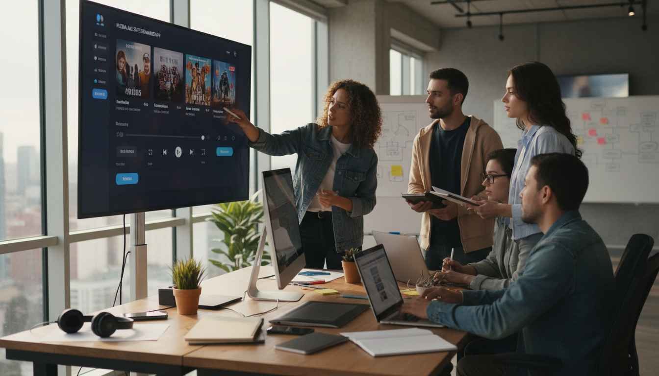 media and entertainment app development