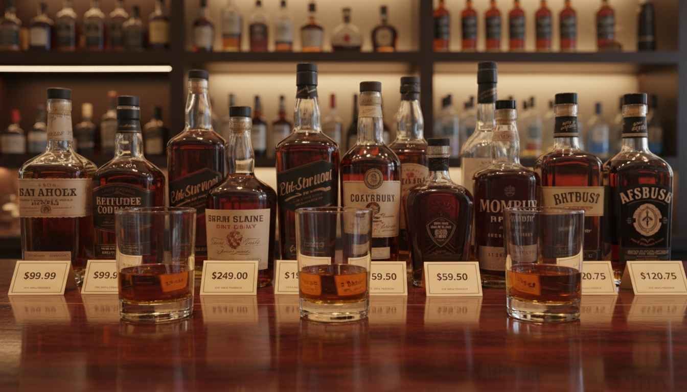 retail bourbon prices